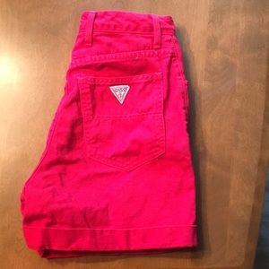 Vintage high rise Guess shorts